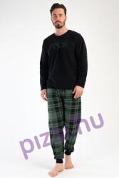Vienetta Hosszúnadrágos relax. kockás polár férfi pizsama (FPI2097 L)