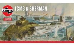 Airfix LCM3 & Sherman Tank 1: 76 (A03301V)