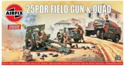 Airfix 25pdr Field Gun & Quad, Vintage Classics 1: 76 (A01305V)