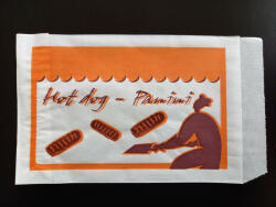 Globál Pack Hot-dog, Panini papírtasak 12x20cm