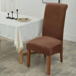 Forcheer HOSSZÚ SzékHuzat teljes székre (bársonyos, barna)