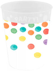Multiwatercolor Party pohár, műanyag 250 ml (PNN96256)