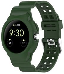 GLACIER Védőtok a Google Pixel Watch / Pixel Watch 2 számára zöld