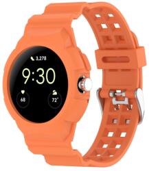 GLACIER Védőtok a Google Pixel Watch / Pixel Watch 2 narancssárga számára