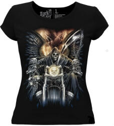  Motoros Démoni Kaszás - Koponyás / Démonos Női Póló -2XL