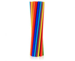  Rainbow Colours, Színes papír szívószál 200 db-os (MLG151398) - gyerekagynemu