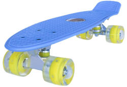 Sportmann Penny board Mad Cruiser cu roti LED ABEC 7-albastru Skateboard