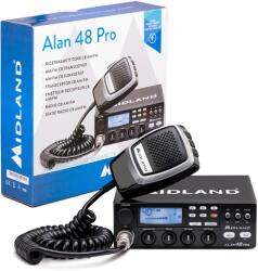 Midland Statie radio CB Midland Alan 48 Pro cu ASQ Digital, AM/FM, Noise Blanker, 12-24V C422.16 (C422.16)