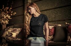 Personal Tricou damă pereche cu text personalizat - Doamna Mărimea - Adult: M, Culori: Negru