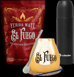 Kit de Yerba Mate El Fuego Elaborada 500g YERBOMOS