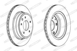 FERODO Disc frana FERODO PREMIER DDF1004 (DDF1004)