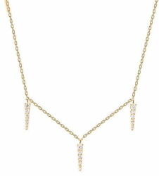 PDPAOLA Stílusos aranyozott ezüst nyaklánc Peak Supreme Essentials CO01-477-U - mall