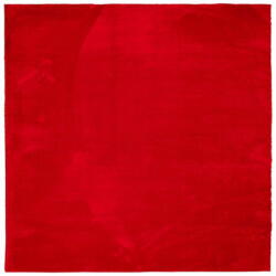 vidaXL HUARTE piros rövid szálú puha és mosható szőnyeg 240 x 240 cm 375177
