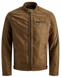 JACK & JONES Férfi dzseki JJEROCKY 12172908 Cognac (Méret 4XL)