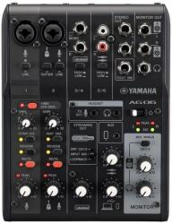 Yamaha AG06MK2 mixer multifuncțional cu 6 canale și interfață audio USB (CAG06MK2B)