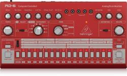 BEHRINGER RD-6-RD mașină de tobe, analogică, 8 sunete de tobe, secvențiator cu 16 pași, efect de distorsiune (RD-6-RD)