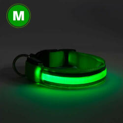 Yummie LED-es nyakörv - akkumulátoros - M méret - zöld (60028D)