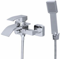 Gamma Elva - Fürdőkádtöltő Csaptelep szett - Vízesés vízsugarú, Króm (BEAW-CH)