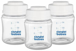Canpol babies Canpol babies Set biberoane pentru depozitarea laptelui matern 3x120ml (35235)