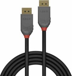 Lindy 36483 Anthra Line DisplayPort 1.4 - DisplayPort 1.4 Kábel 3m - Fekete (36483)