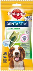 PEDIGREE Pedigree Dentastix Fresh Daily Freshness pentru câini de talie medie (10-25 kg) - 5 bucăți