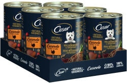Cesar Cesar Natural Goodness - Curcan și superingrediente (6 x 400 g)
