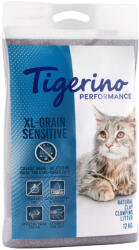 Tigerino Tigerino Preț special! 2 x 12/14 l/kg Nisip pisici - XL Grain Sensitive Fără parfum (2 12 kg)