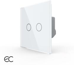 LIVOLO Intrerupator Dublu cu Touch LIVOLO din Sticla - Protocol ZigBee EC