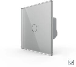 LIVOLO Intrerupator Simplu cu Timer LIVOLO Din Sticla - Serie Noua - culoare gri