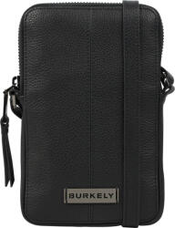 Burkely Jitte női bőr crossbody telefontáska - fekete