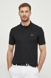 BOSS Orange тениска с яка мъжка от памук с еластан Passenger (50507803) - answear - 146,67 лв