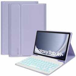 Tech-Protect Husa cu tastatura Tech-Protect Smartcase Pen compatibila cu Samsung Galaxy Tab A9 Plus 11 inch Violet (9319456607895)
