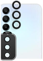 Glass PRO Set 3 protectii sticla camera foto HOFI CamRing compatibil cu Samsung Galaxy A25 5G Black (5906203690213)