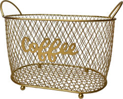 Kaffekapslen Kávékapszulatartó (arany) - 26 x 15, 4 x 17, 8 CM Steel
