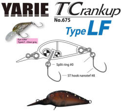 Yarie Jespa YARIE T-CRANKUP 675 TYPE LF 3.5mm 2.6gr C12 Teisastu (Y67526C12) - koi-farm