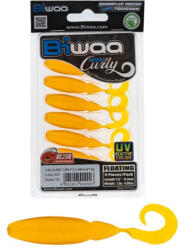 Biwaa TAILGUNR CURLY 3.5" 9cm 022 Motor Oil (B002083) - koi-farm
