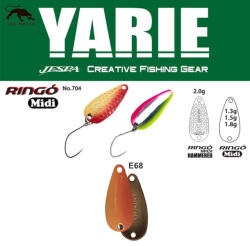 Yarie Jespa YARIE 704 RINGO MIDI 1.8gr E68 Caramel Gold (Y70418E68) - koi-farm