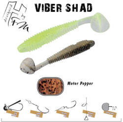 Herakles VIBER SHAD 3.8" 9.7cm MOTOR PEPPER (ARHKEL08)