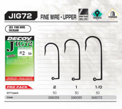 Decoy Jig Horog Decoy Pro Pack Jig72 Upper Fine Wire #1 (996065) - koi-farm