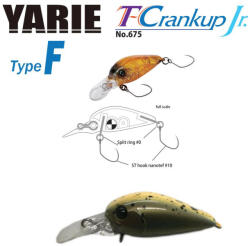 Yarie Jespa YARIE T-CRANKUP JR 675 TYPE F 2.8mm 1.8gr C28 Ca Uny (Y67518C28) - koi-farm