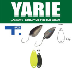 Yarie Jespa YARIE 706 T-SPOON 1.1gr H3 Chart Glitter (Y706T11H3) - koi-farm