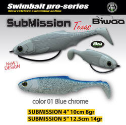 Biwaa SUBMISSION 4" 10cm 01 Blue Chrome (B000833)