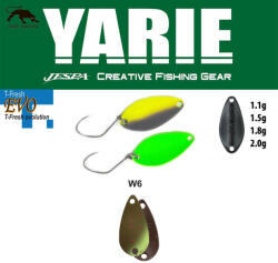 Yarie Jespa YARIE 710T T-FRESH EVO 1.5gr W6 Ehuesukai (Y710T15W6) - koi-farm