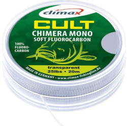 Climax CULT CARP CHIMERA SOFT FLUOROCARBON HOOKLINK 20m 0.50mm 30lb (8700-10001-050) - koi-farm