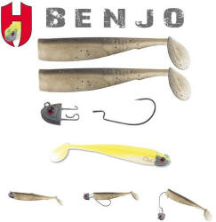 Herakles COMBO HOROG BENJO SHAD 3" 7.5cm CHARTREUSE IMPACT (ARHKFZ04) - koi-farm
