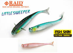Raid Japan RAID LITTLE SWEEPER FISH SKIN 2.5" 6.3cm 080 Clear Wakasagi (RAID14045)