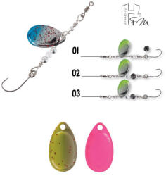 Herakles KÖRFORGÓ CLEVER SPIN 1.5gr Rainbow (ARHKCLE31)