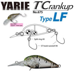Yarie Jespa YARIE T-CRANKUP 675 TYPE LF 3.5mm 2.6gr C10 Kyoushyu Chart (Y67526C10) - koi-farm