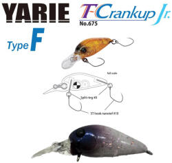 Yarie Jespa YARIE T-CRANKUP JR 675 TYPE F 2.8mm 1.8gr C31 Variation (Y67518C31) - koi-farm