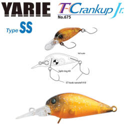 Yarie Jespa YARIE T-CRANKUP JR 675 TYPE SS 2.8mm 2.1gr C19 YM Brown (Y67521C19) - koi-farm